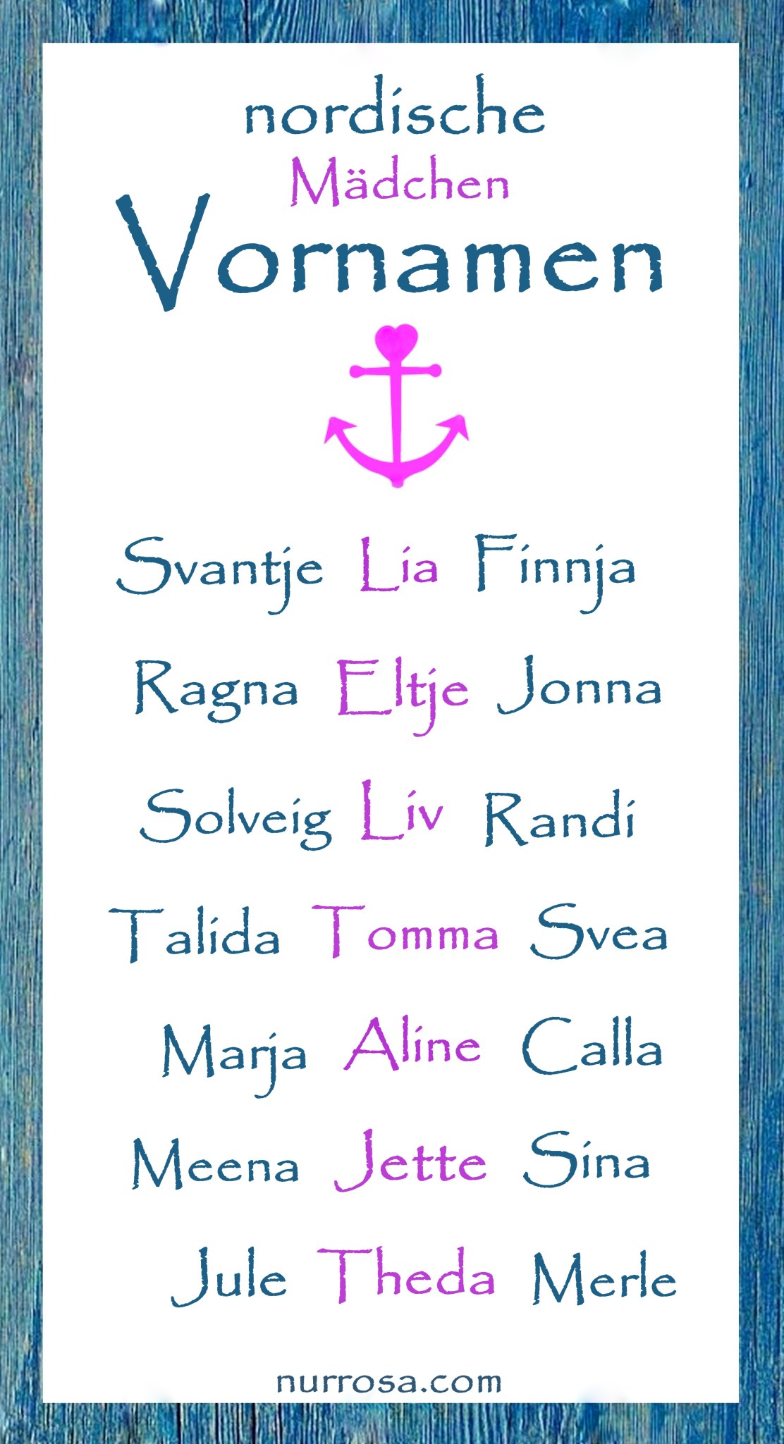 nordische Mädchen Vornamen