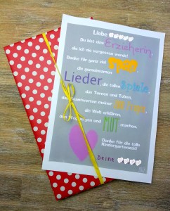 Abschied vom Kindergarten