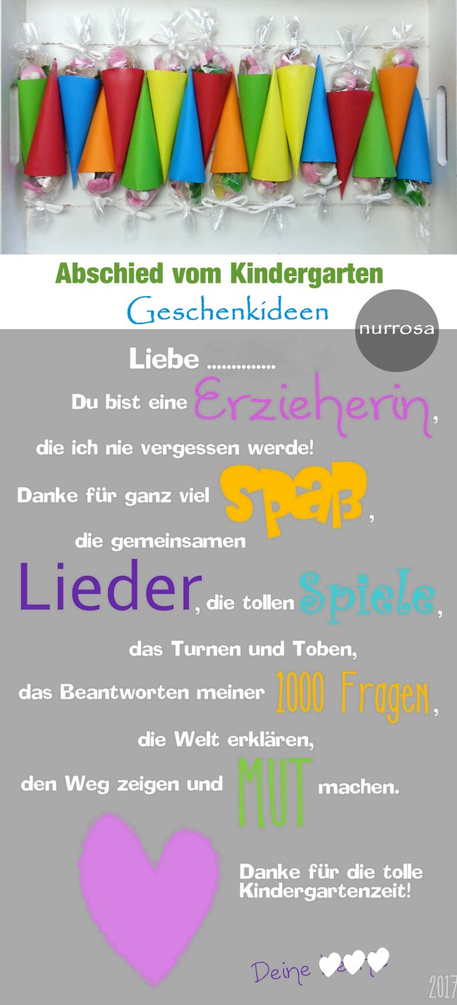 Kindergartenabschied Geschenkideen