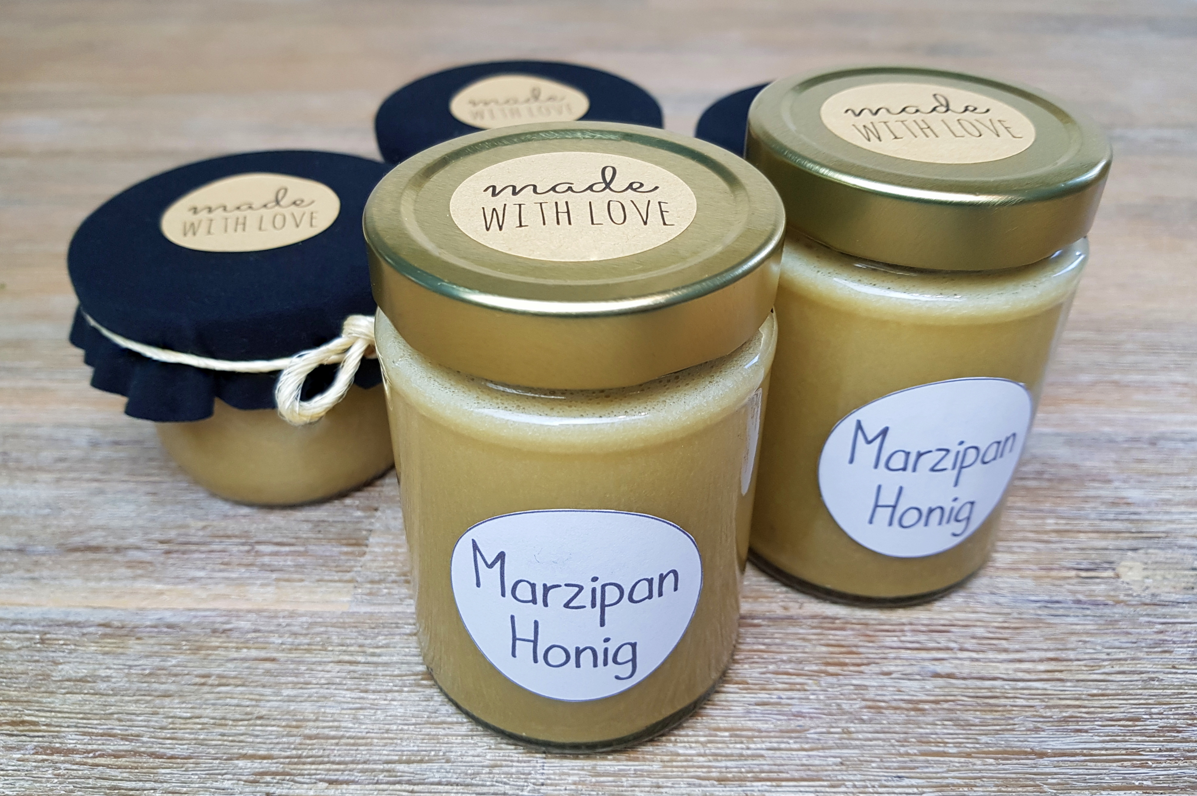 Marzipan Honig selber machen