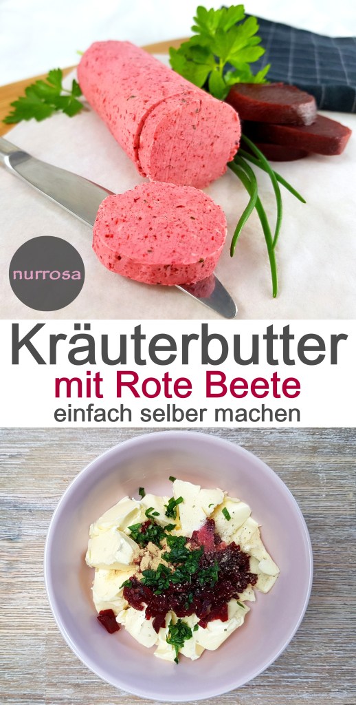 Kräuterbutter mit Rote Beete