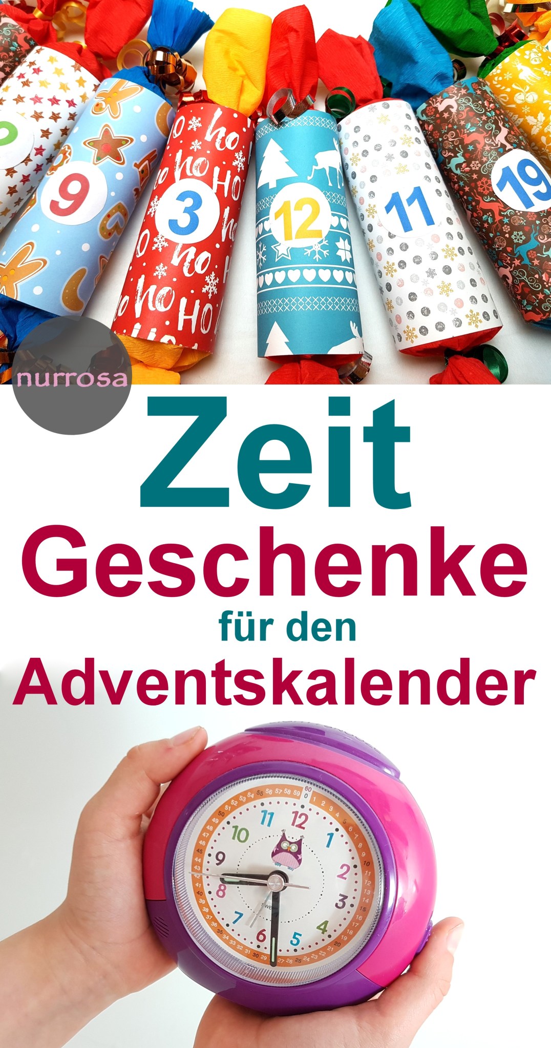 Zeit Geschenke für den Adventskalender