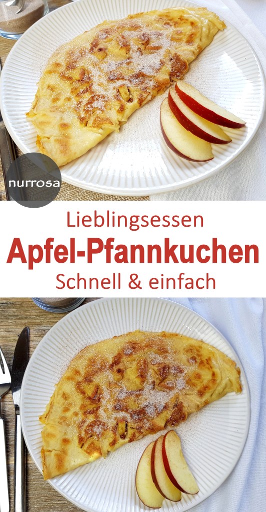Apfelpfannkuchen schnell & einfach