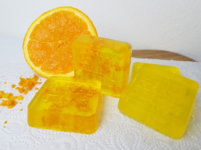 DIY Orangen Seife selber gießen