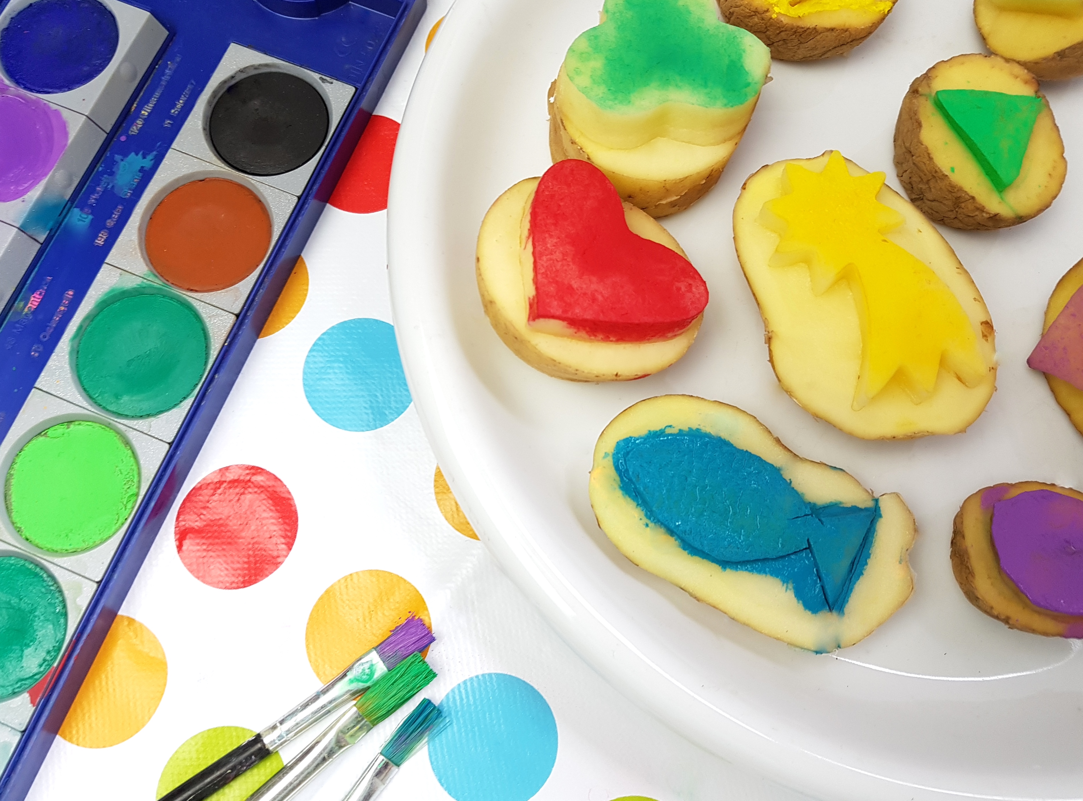 Kartoffeldruck Anleitung