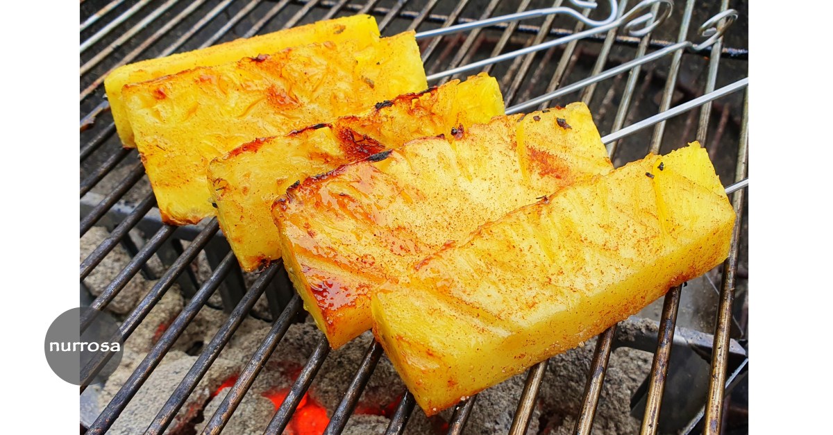 Gegrillte Ananas – Rezept – nurrosa Gegrillte Ananas – Rezept – nurrosa